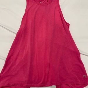 Hot pink Gap Fit open back tank